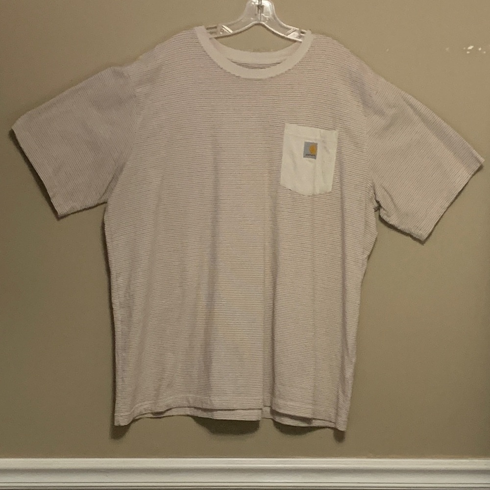 Carhartt Men’s Strip Short-Sleeve 2XL Pocket Tee Multi Color Outdoors Gorpcore